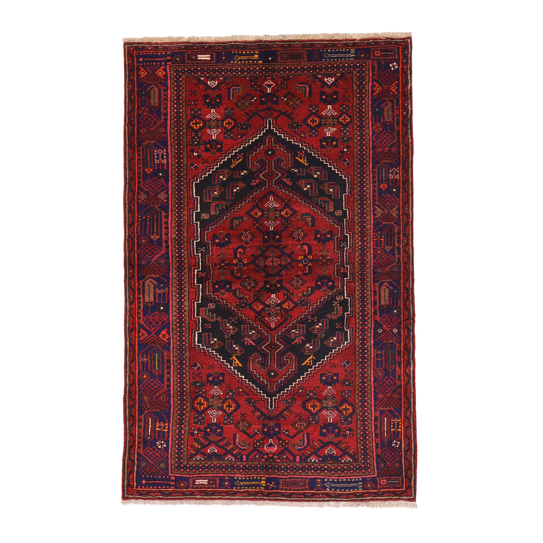 ペルシャ絨毯（イラン産）ハマダン　211×132cm（FL-70152）