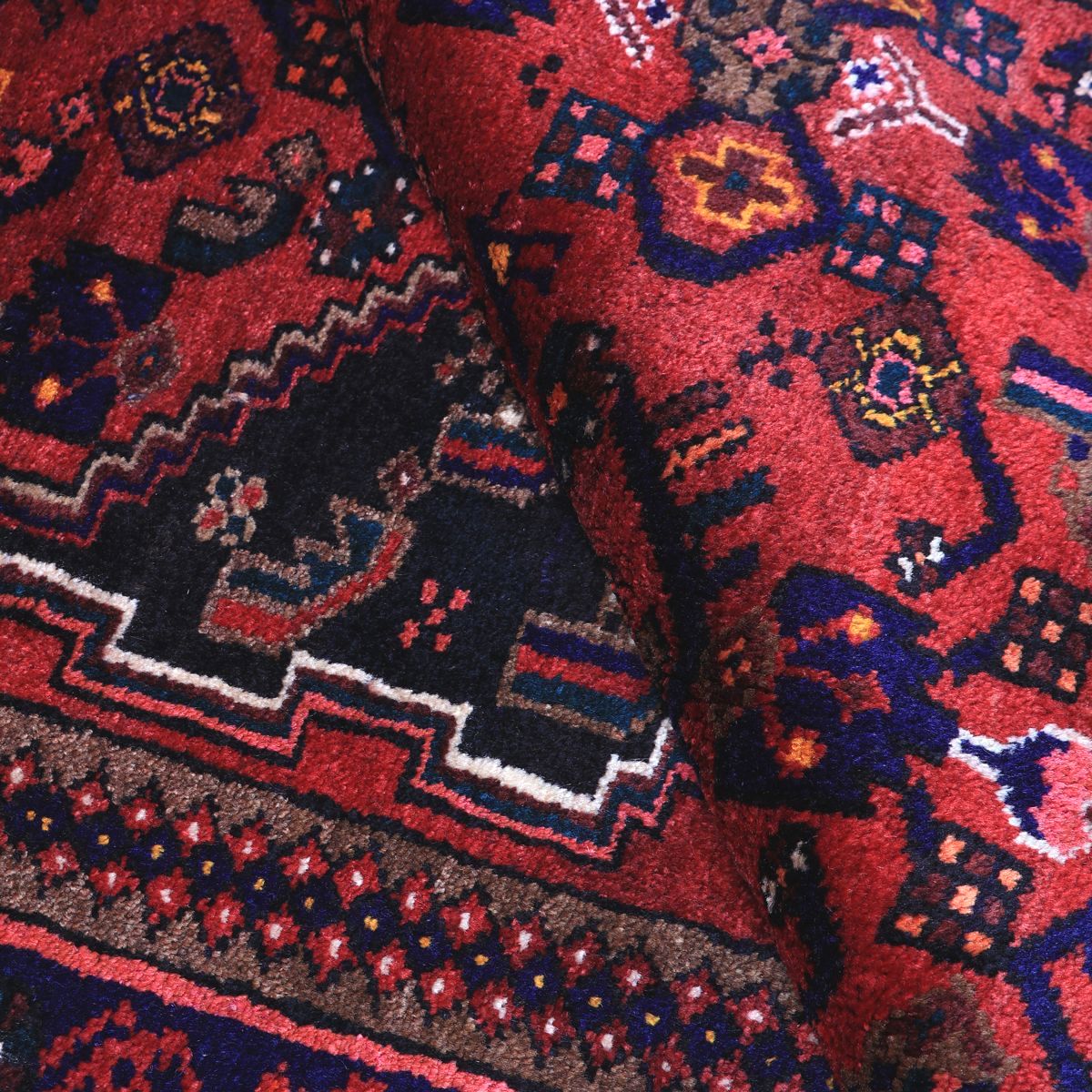 ペルシャ絨毯 (ハマダン) 211×132cm（FL-70152） – ギャッベ＆ペルシャ