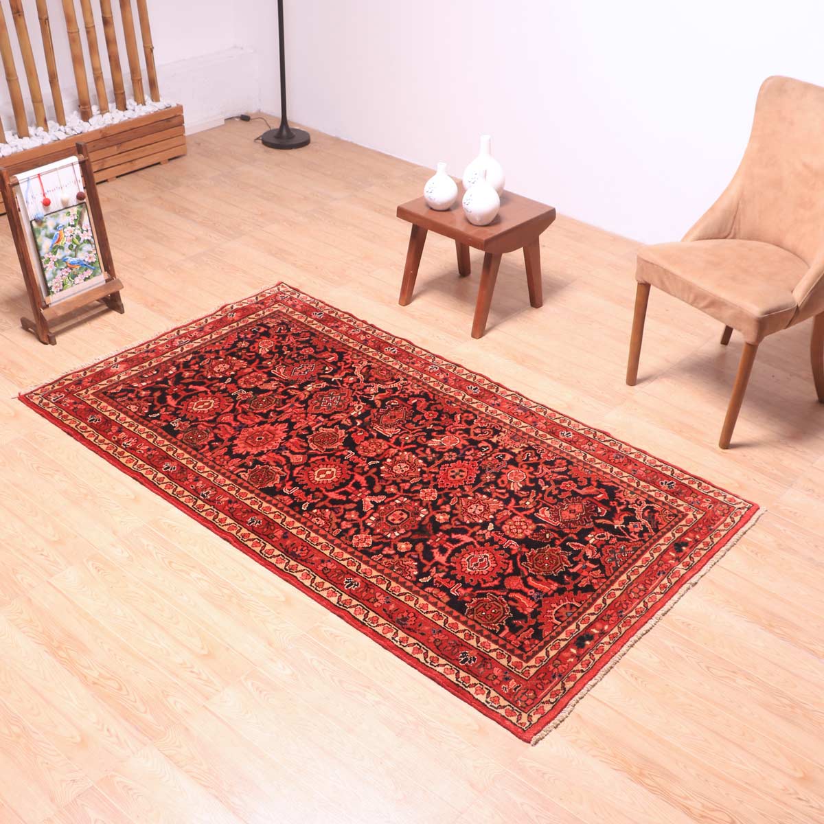 フリンジ ペルシャ絨毯 ≪浅草本店≫ ペルシャ絨毯 940(フリンジを含めると1075)×620