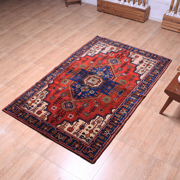 ペルシャ絨毯（イラン産）ナハーバンド　216×137cm（FL-70156）