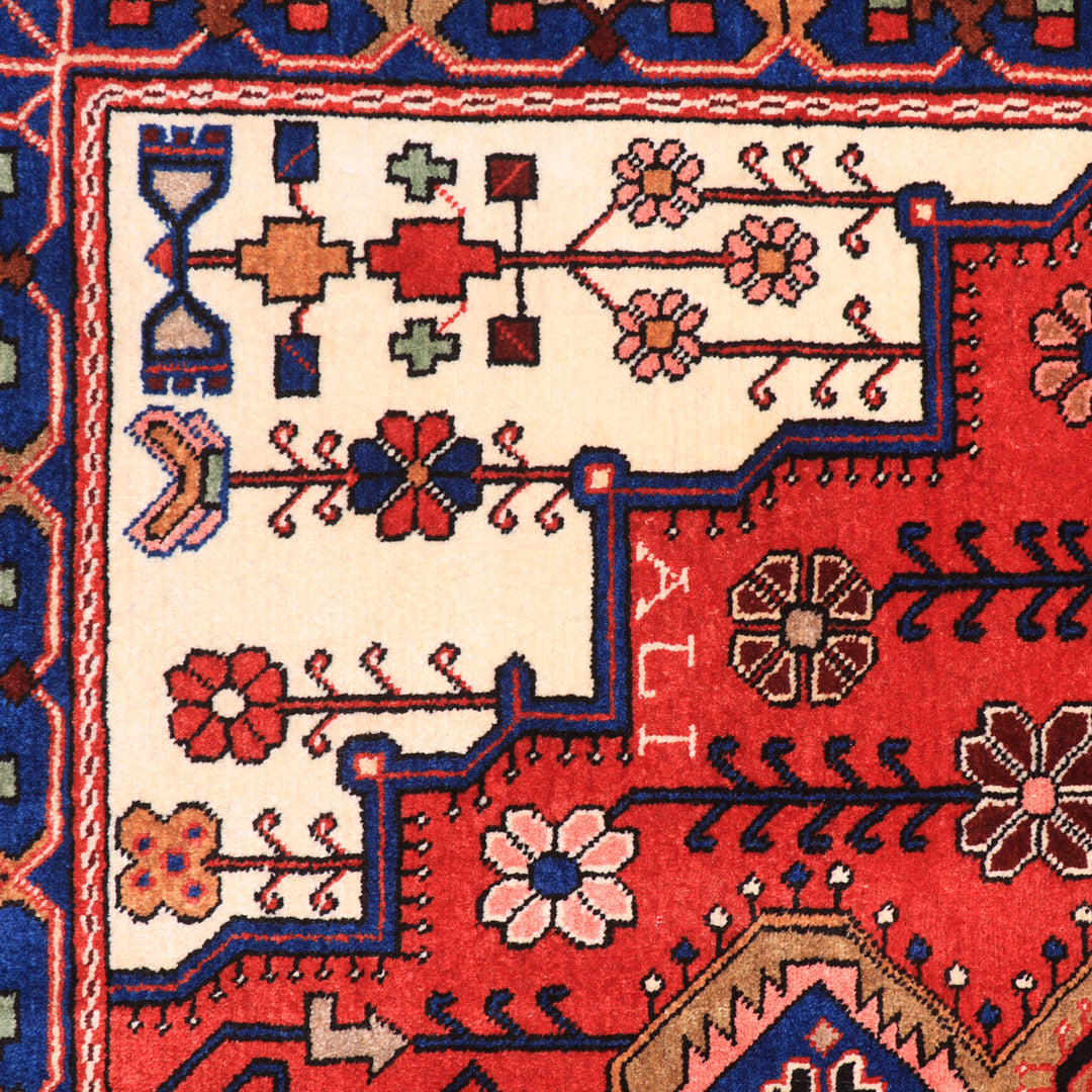 ペルシャ絨毯（イラン産）ナハーバンド　216×137cm（FL-70156）