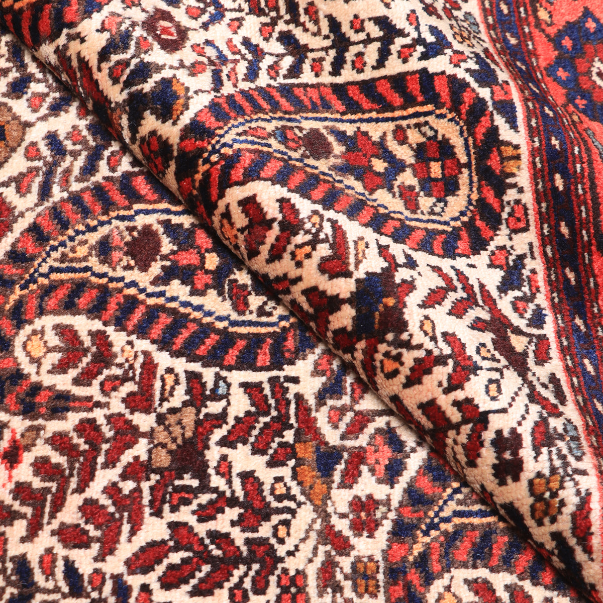 ペルシャ絨毯 (ハマダン) 214×130cm（FL-70160） – ギャッベ＆ペルシャ