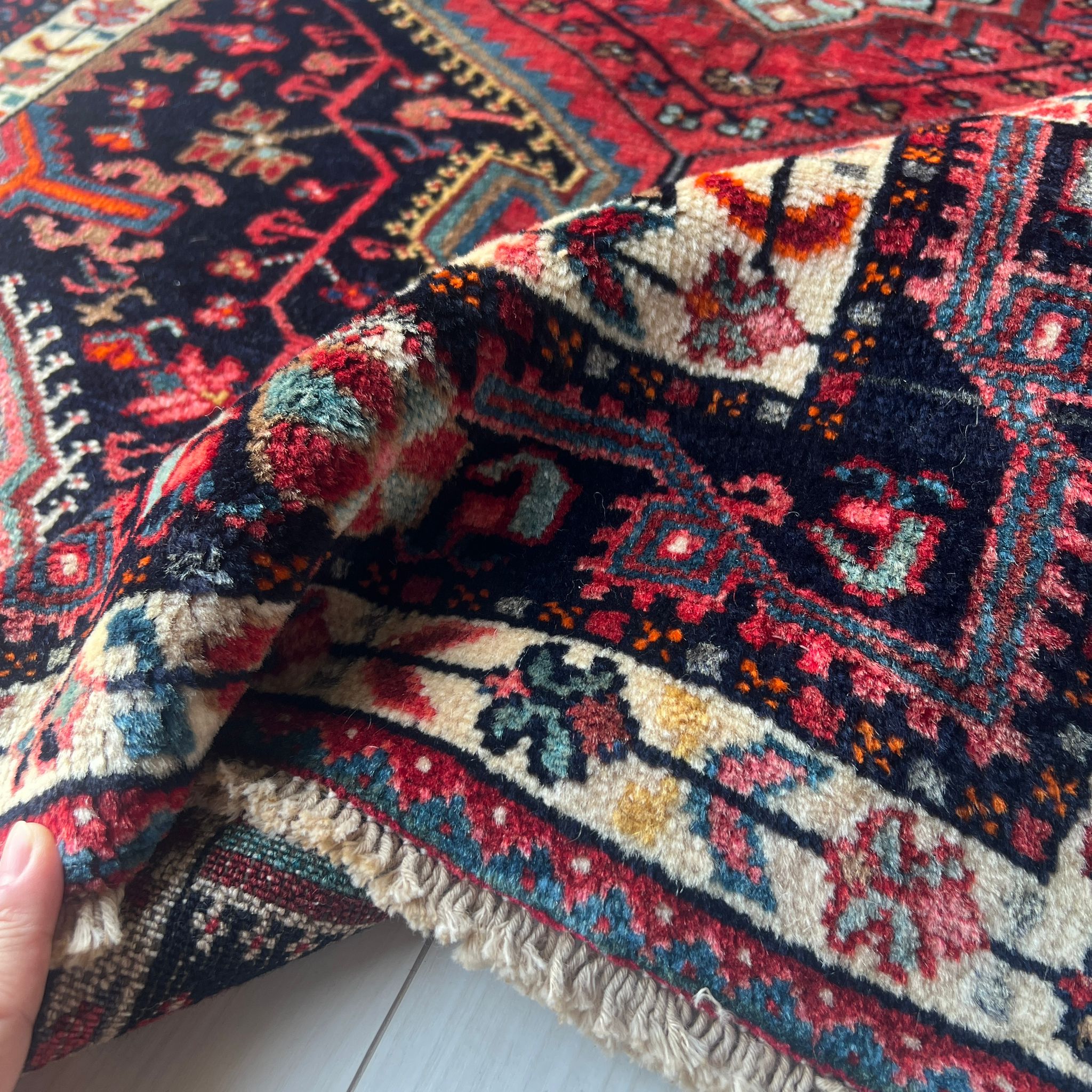 ペルシャ絨毯 291x207 手織り 美術品 草木染 ハマダン産クリーニング済み ペルシャ絨毯 Tabriz50 | 美しい手織り絨毯展