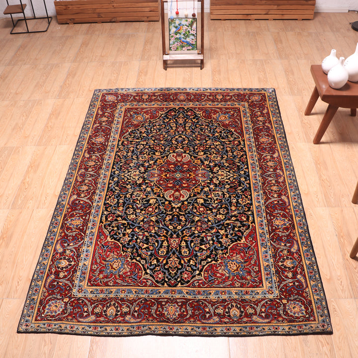 ペルシャ絨毯（イラン産）カーシャーン　208×138cm（FL-70163）