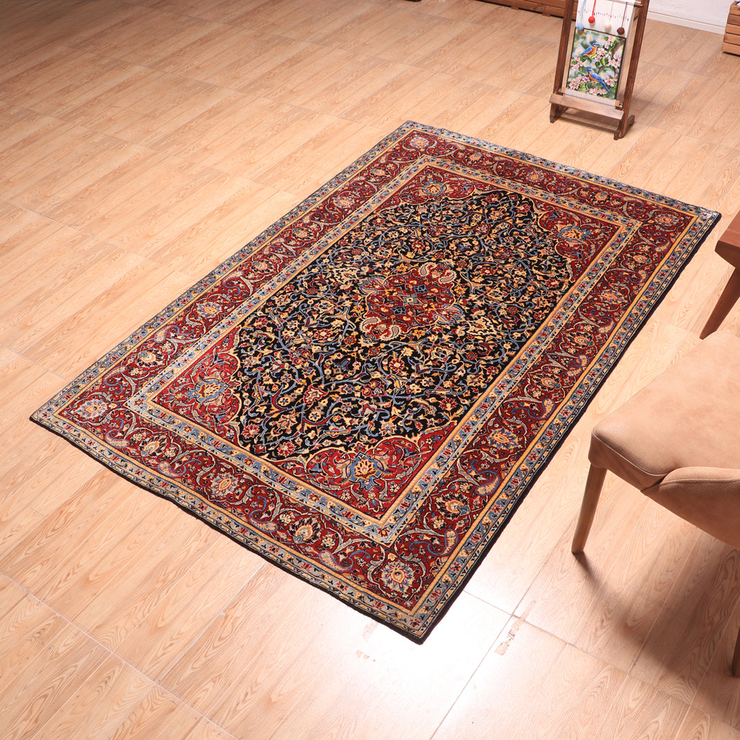 ペルシャ絨毯（イラン産）カーシャーン　208×138cm（FL-70163）