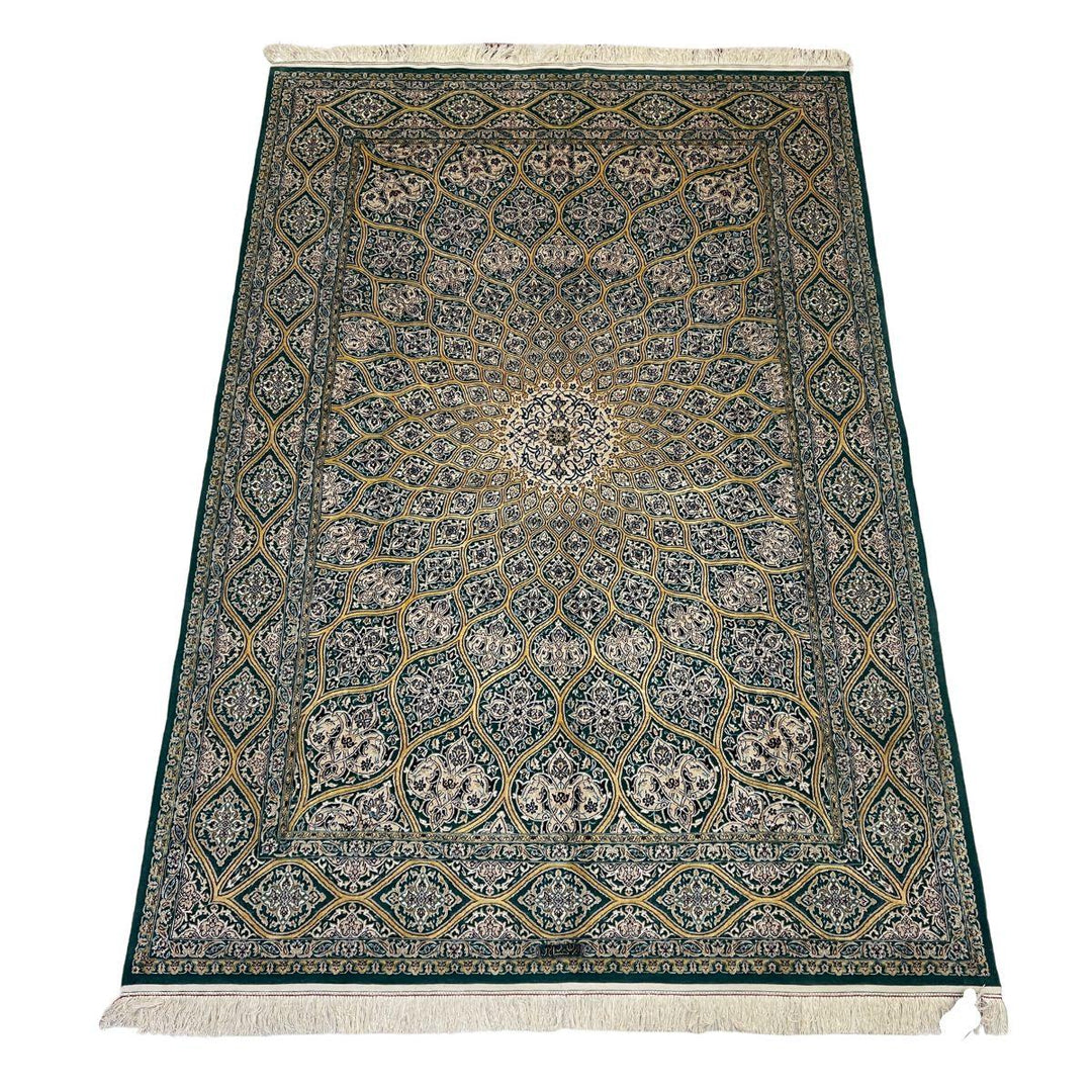 最高級ペルシャ絨毯（ナイン産）ハビビアン工房　241×165cm（FL-70362）