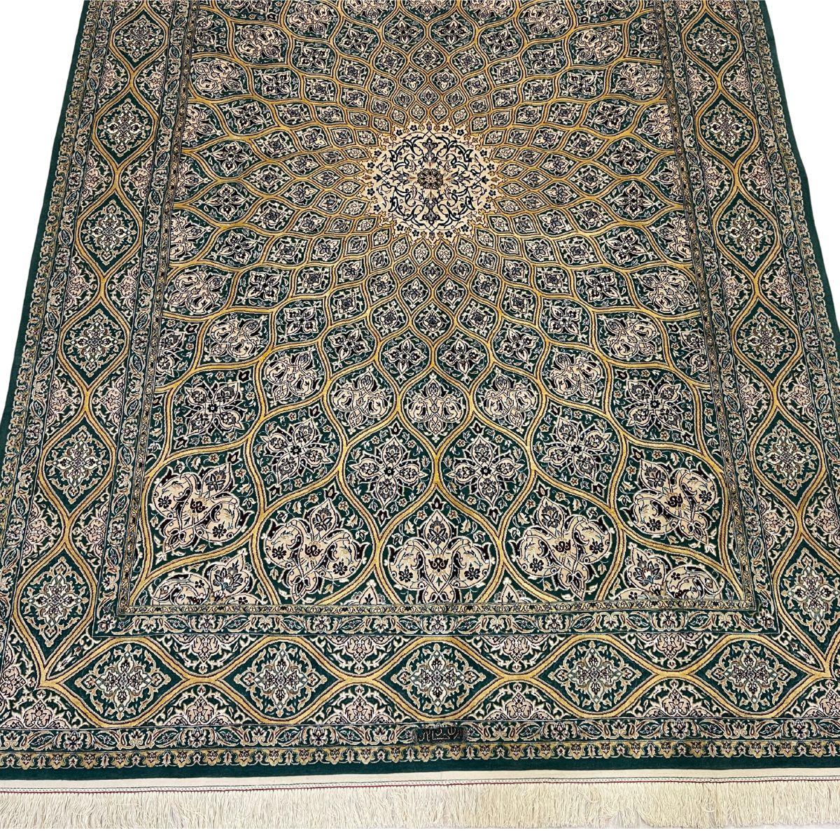 最高級ペルシャ絨毯 (ハビビアン工房) 241×165cm（FL-70362