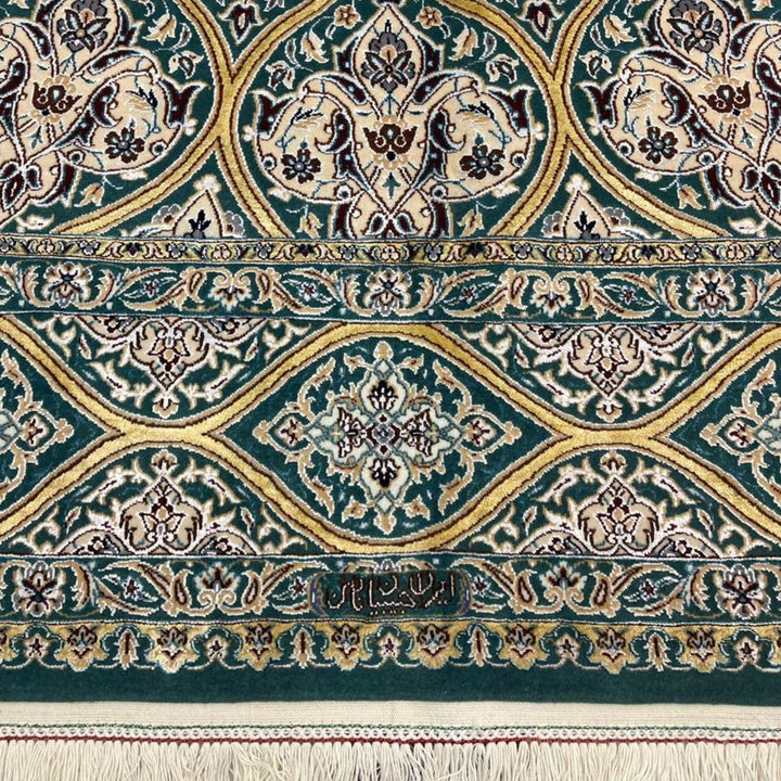 最高級ペルシャ絨毯（ナイン産）ハビビアン工房　241×165cm（FL-70362）
