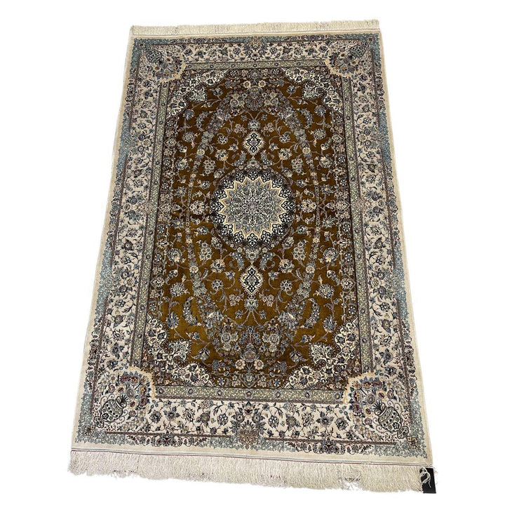 最高級ペルシャ絨毯（ナイン産）ハビビアン工房　227×147cm（FL-70363）