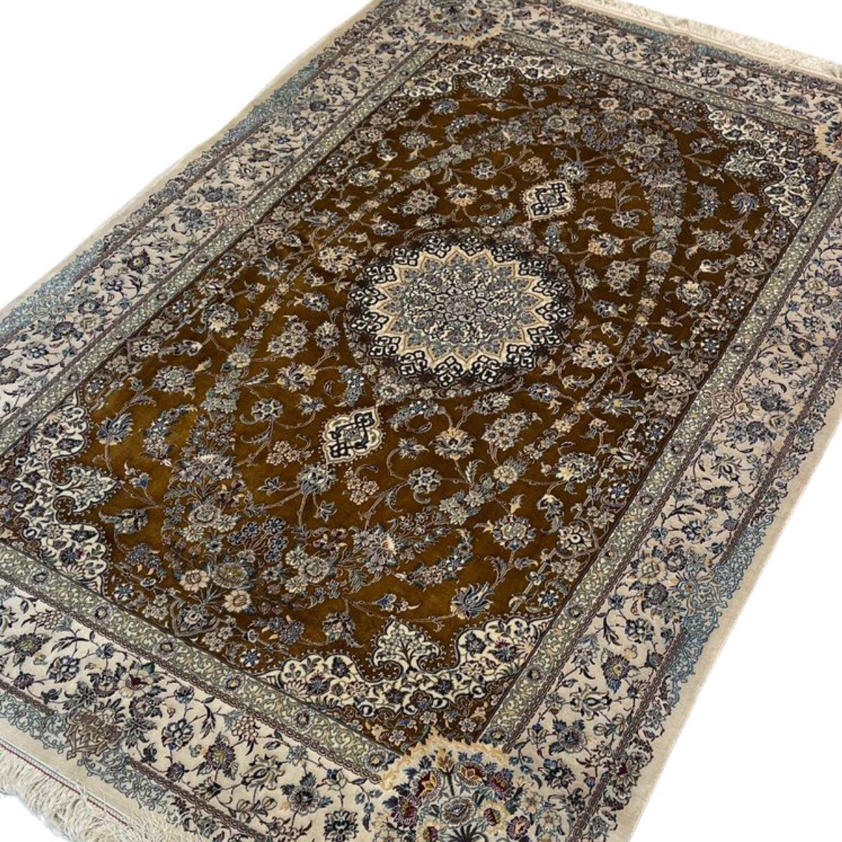 最高級ペルシャ絨毯 (ハビビアン工房) 227×147cm（FL-70363