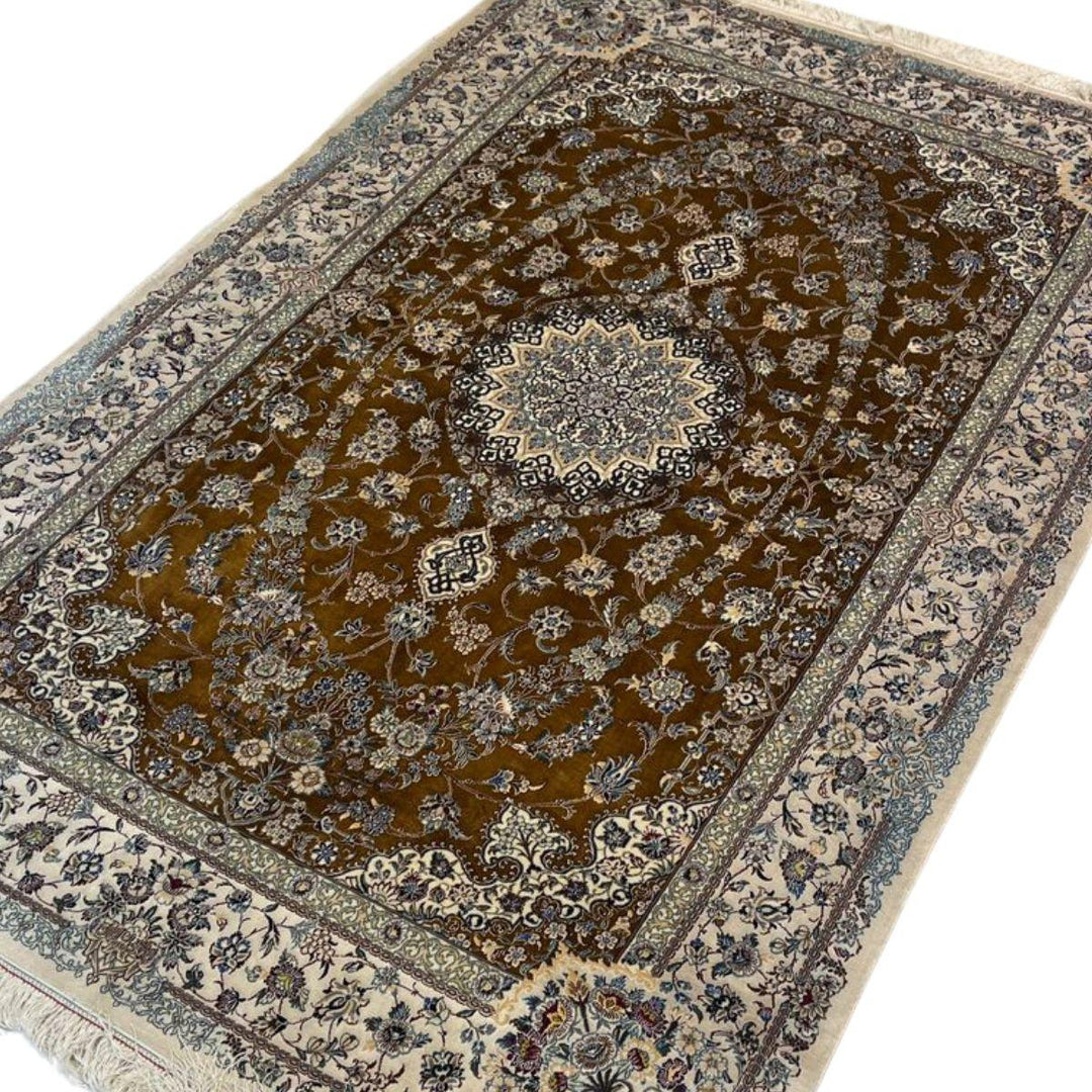 最高級ペルシャ絨毯（ナイン産）ハビビアン工房　227×147cm（FL-70363）