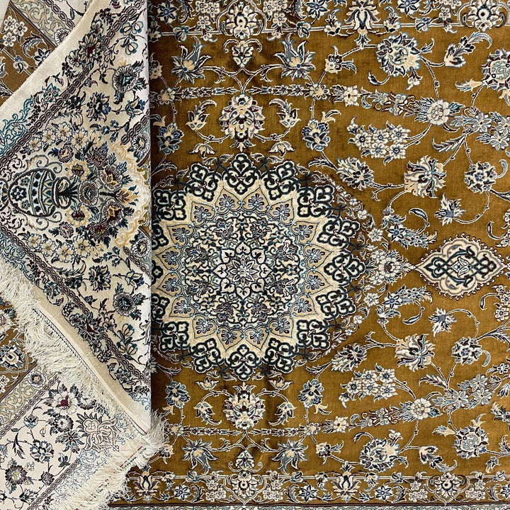 最高級ペルシャ絨毯（ナイン産）ハビビアン工房　227×147cm（FL-70363）