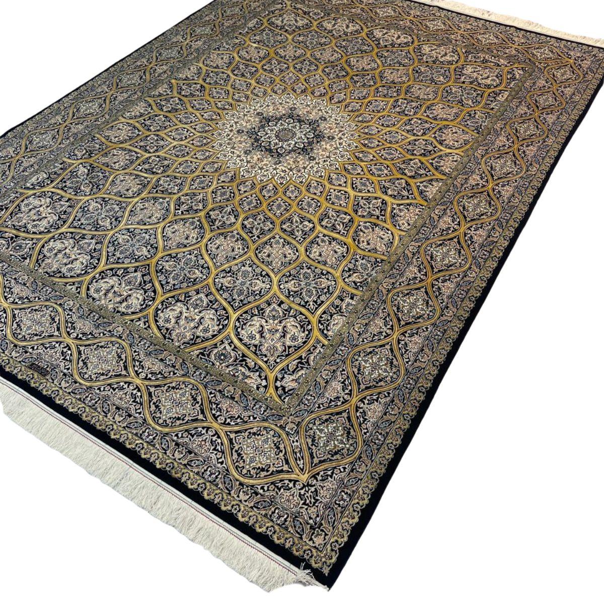 最高級ペルシャ絨毯 (ハビビアン工房) 303×218cm（FL-70364