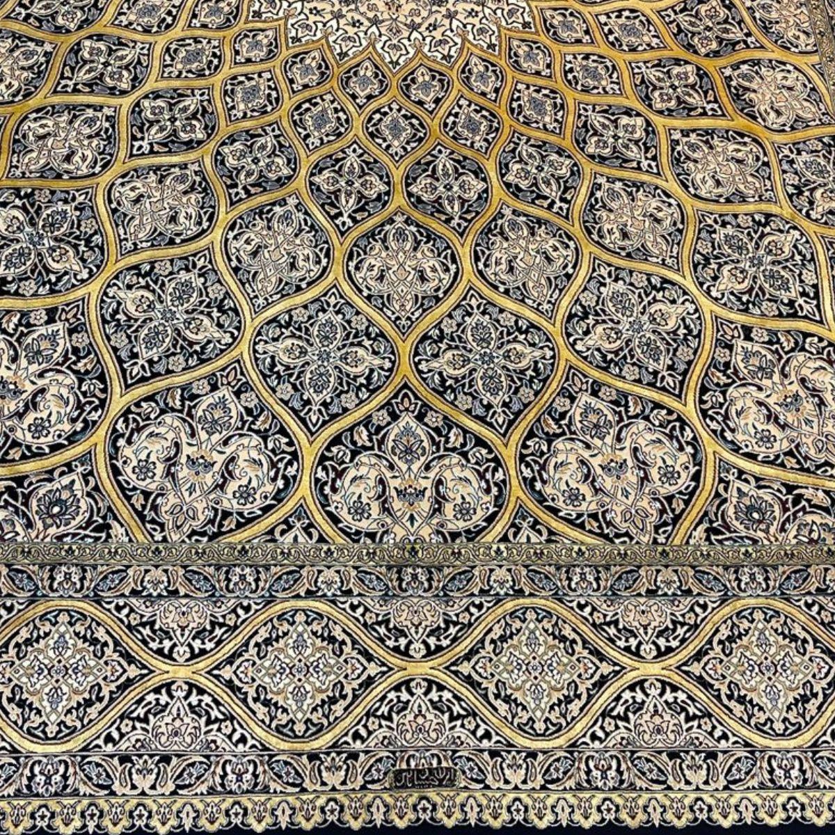 最高級ペルシャ絨毯 (ハビビアン工房) 303×218cm（FL-70364