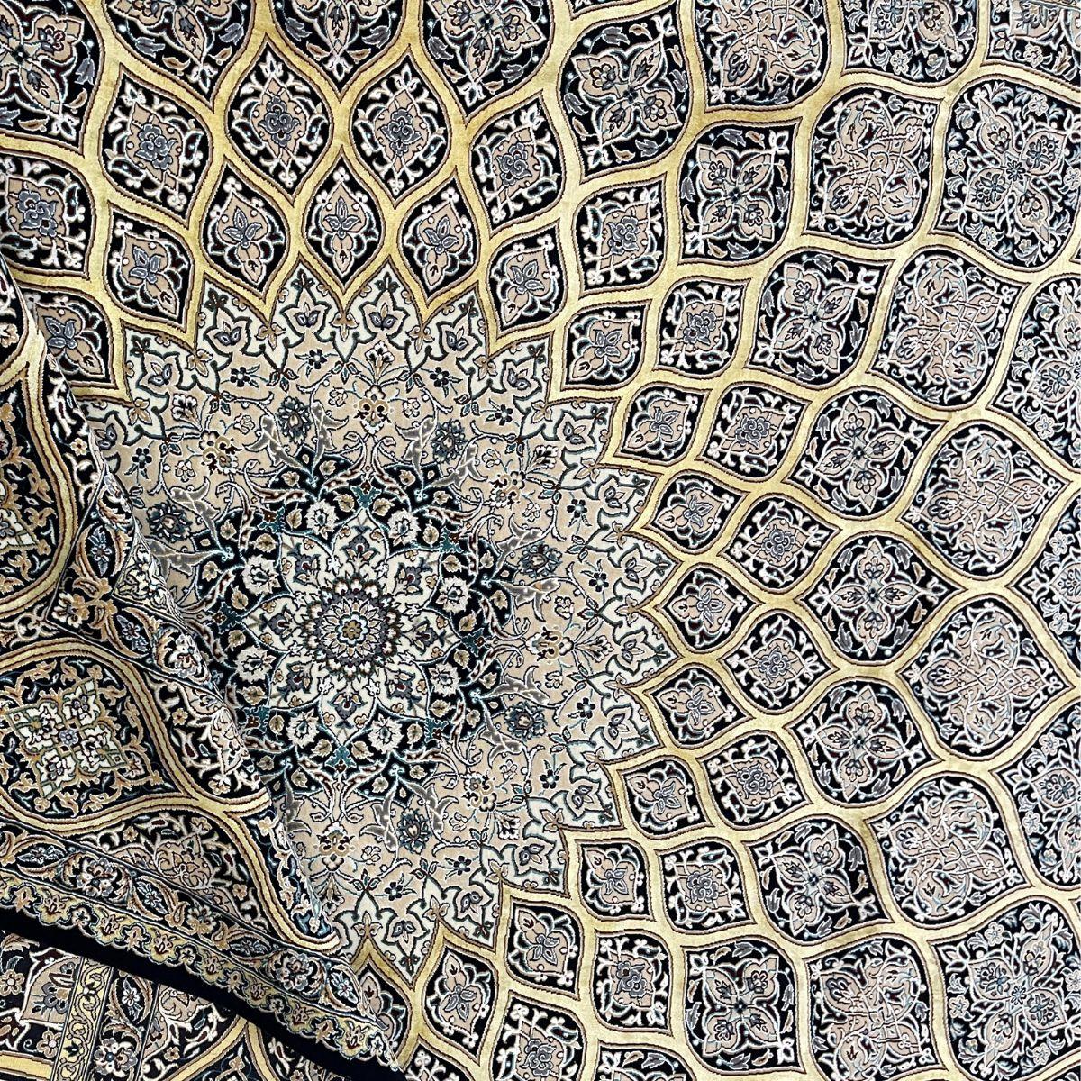 最高級ペルシャ絨毯 (ハビビアン工房) 303×218cm（FL-70364