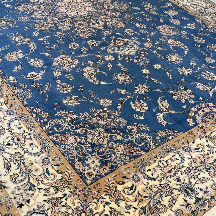 最高級ペルシャ絨毯（ナイン産）ハビビアン工房　314×216cm（FL-70365）
