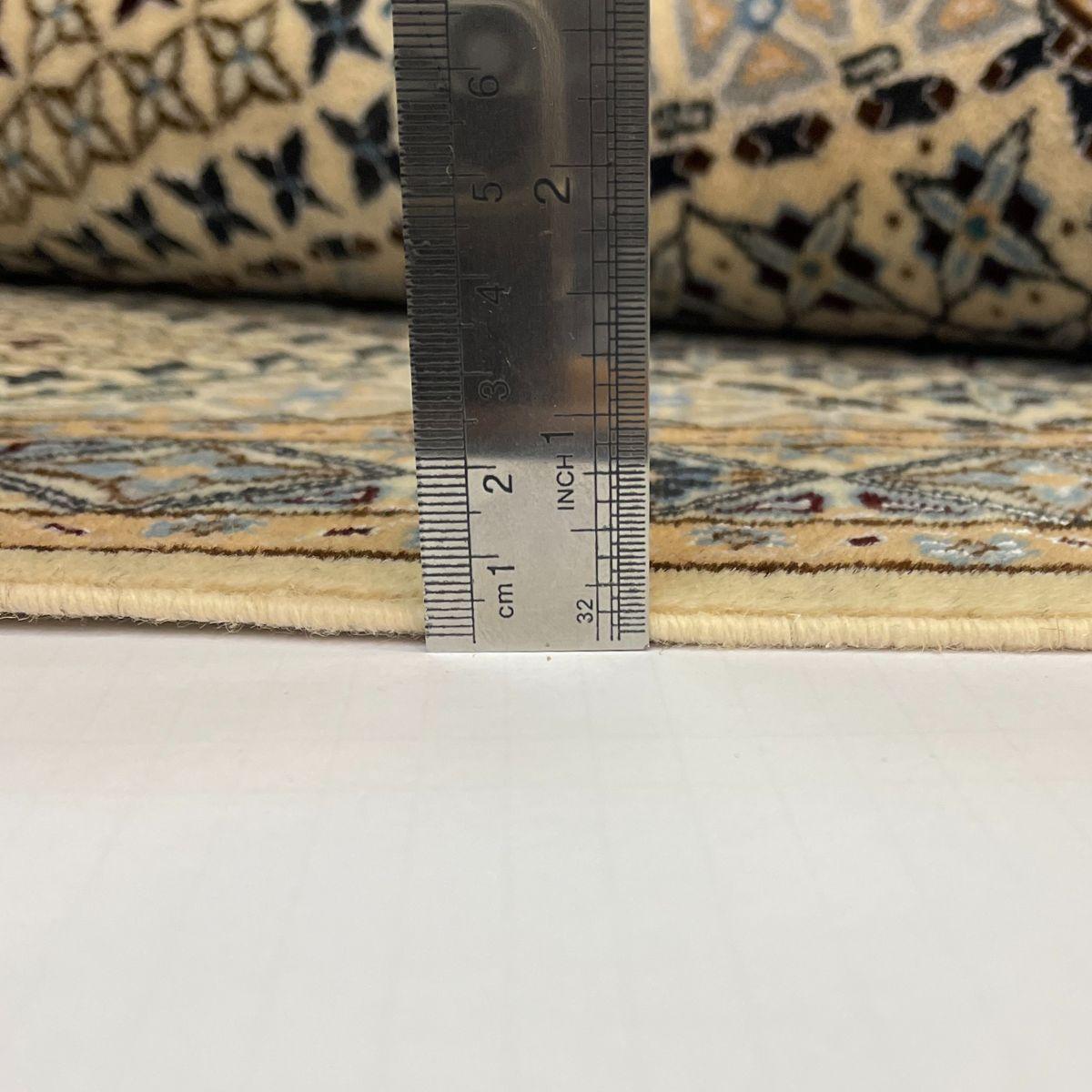 ペルシャ絨毯　リズギャッベ 新品 ペルシャ絨毯 手織りリズギャッベ 120cm×90cm ナチュラル