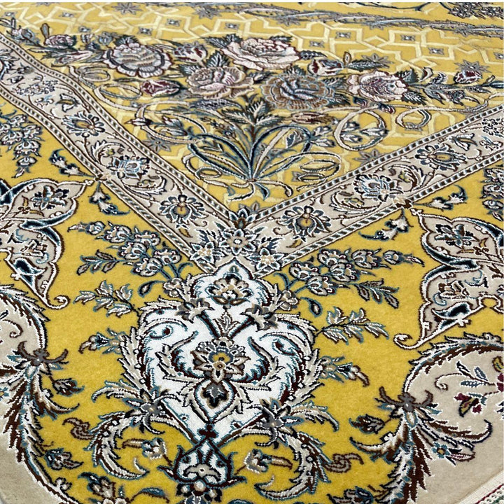 最高級ペルシャ絨毯（ナイン産）ハビビアン工房　301×205cm（FL-70370）