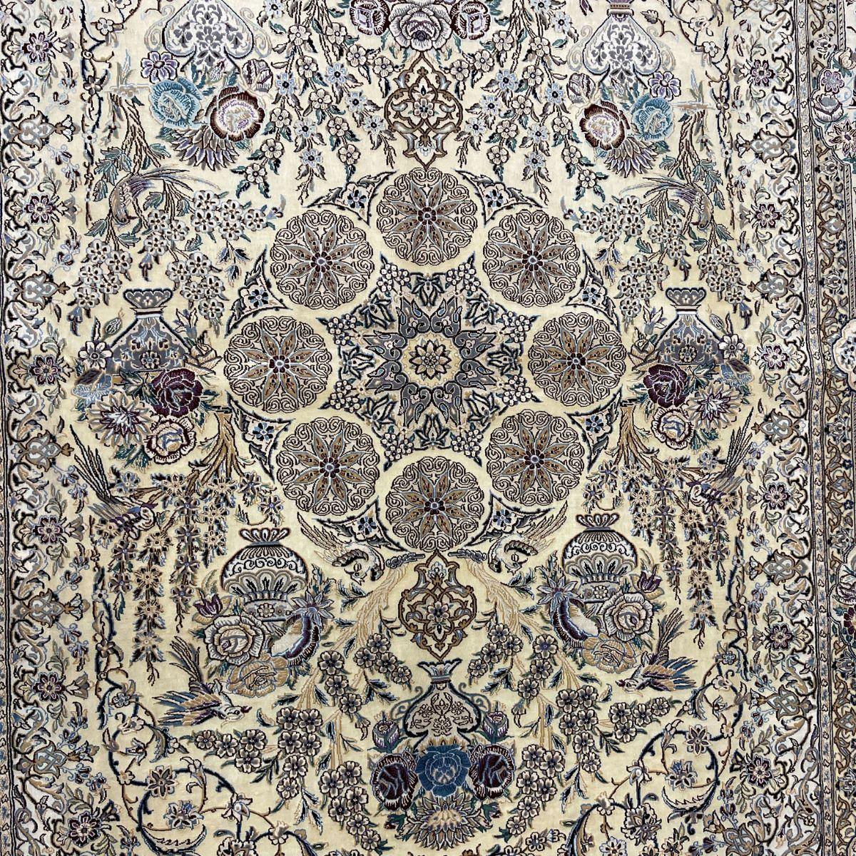 限定値下げ！⭐︎⭐︎ ペルシャ絨毯　ナイン　ハビビアン工房　⭐︎⭐︎ 最高級ペルシャ絨毯 (ハビビアン工房) 314×216cm（FL-70365