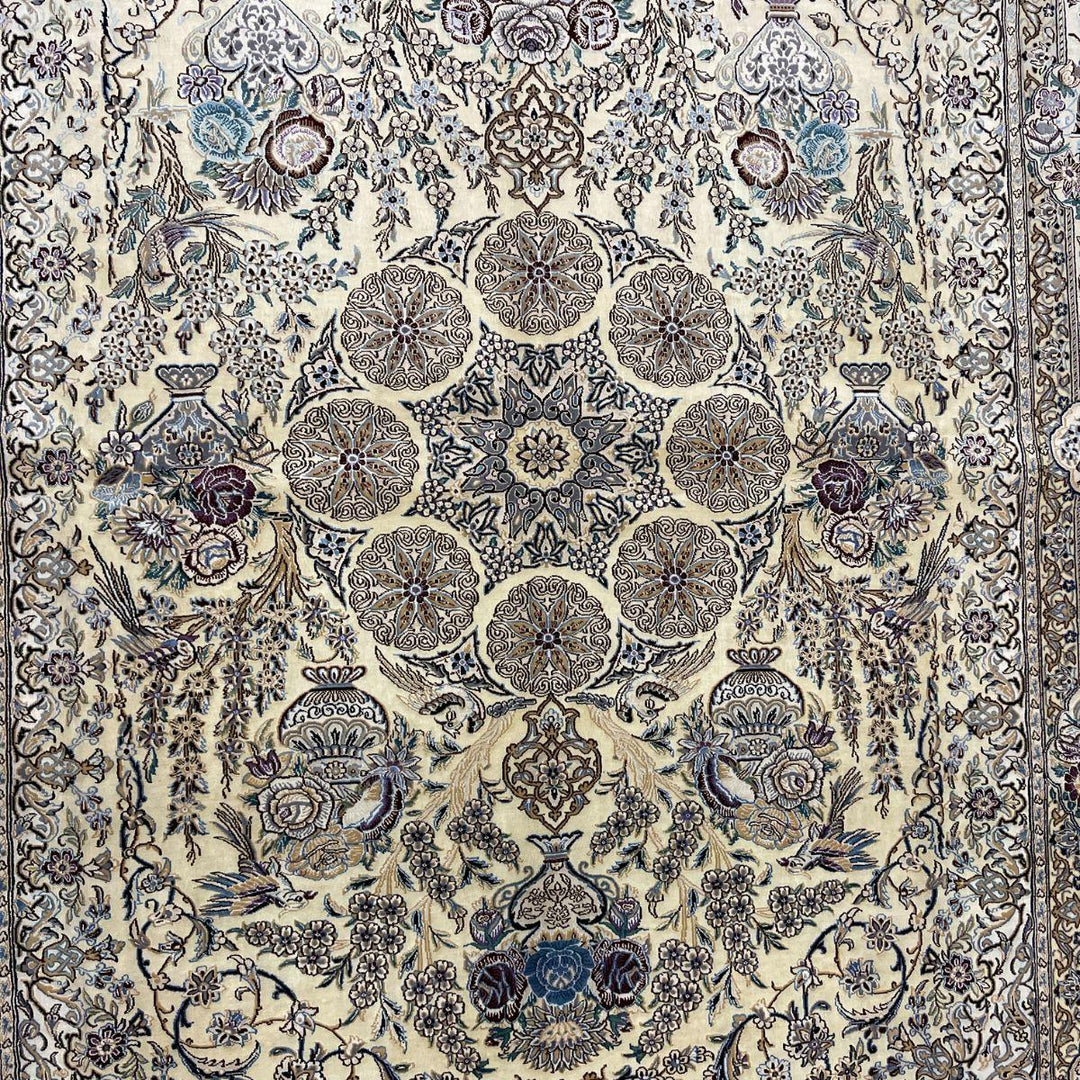 最高級ペルシャ絨毯（ナイン産）ハビビアン工房　260×180cm（FL-70371）