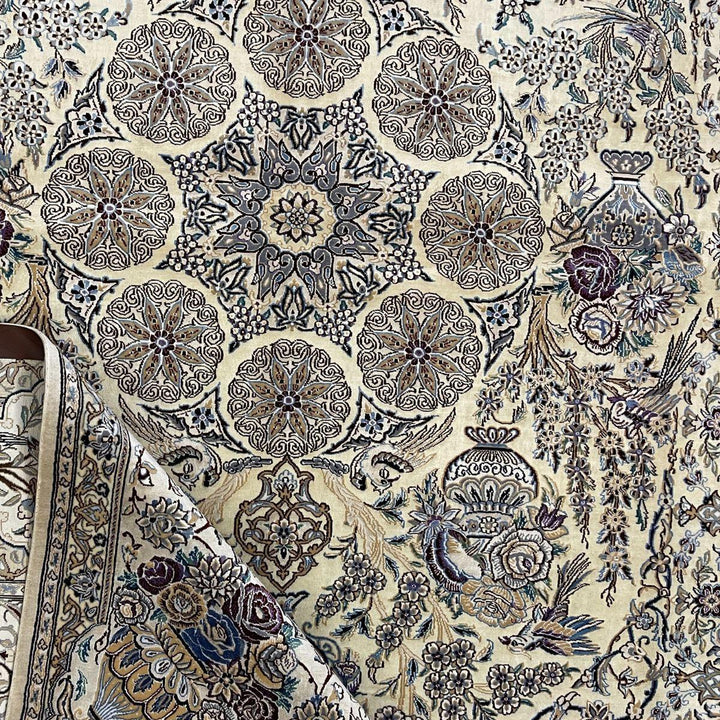 最高級ペルシャ絨毯（ナイン産）ハビビアン工房　260×180cm（FL-70371）