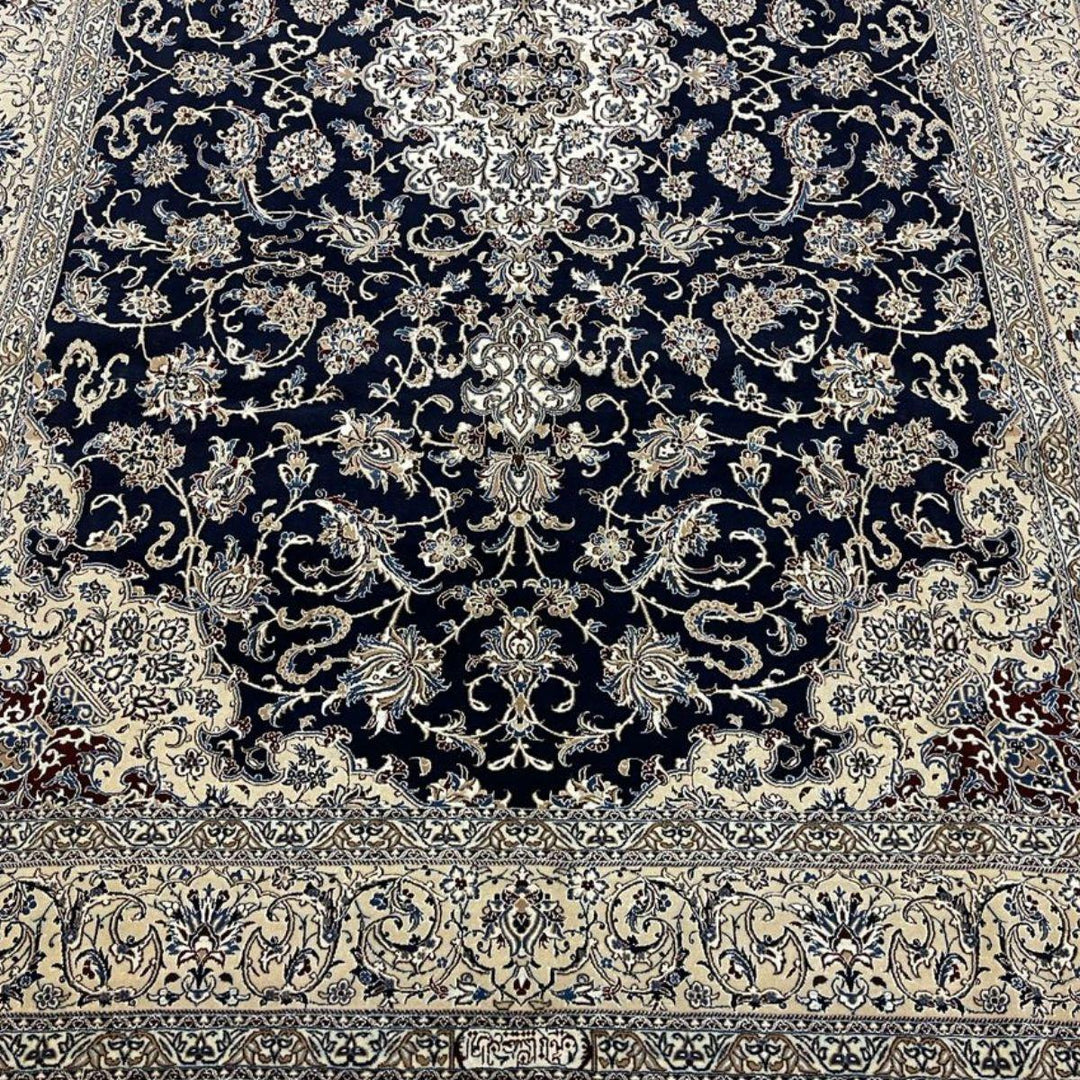 最高級ペルシャ絨毯（ナイン産）ハビビアン工房　277×164cm（FL-70372）