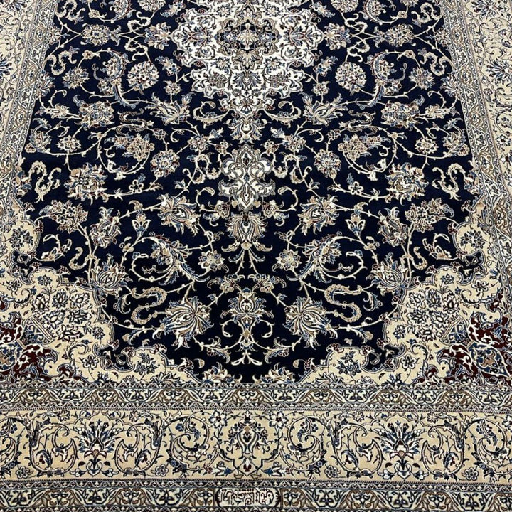 最高級ペルシャ絨毯（ナイン産）ハビビアン工房　277×164cm（FL-70372）