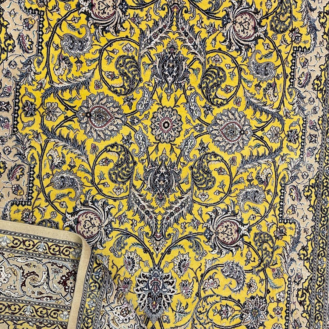 最高級ペルシャ絨毯（ナイン産）ハビビアン工房　248×152cm（FL-70373）