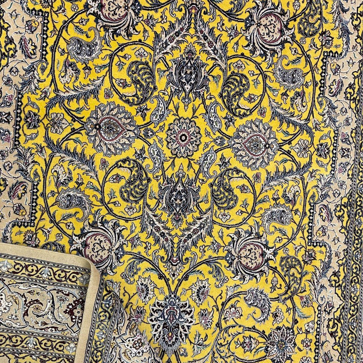 最高級ペルシャ絨毯（ナイン産）ハビビアン工房　248×152cm（FL-70373）