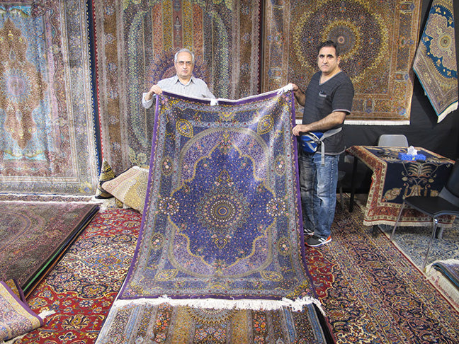 シルク100ペルシャ絨毯 シルク100ペルシャ絨毯