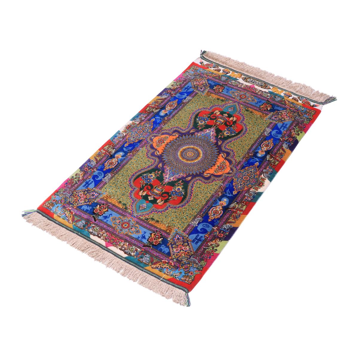 高級ペルシャ絨毯 (ジャムシーディー工房) 96×59cm（FN-70281