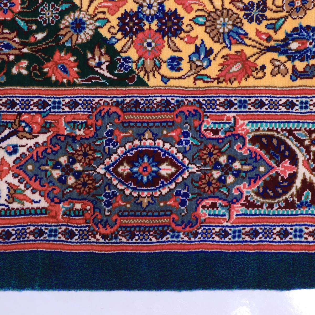 高級ペルシャ絨毯 (ジャムシーディー工房) 93×58cm（FN-70285