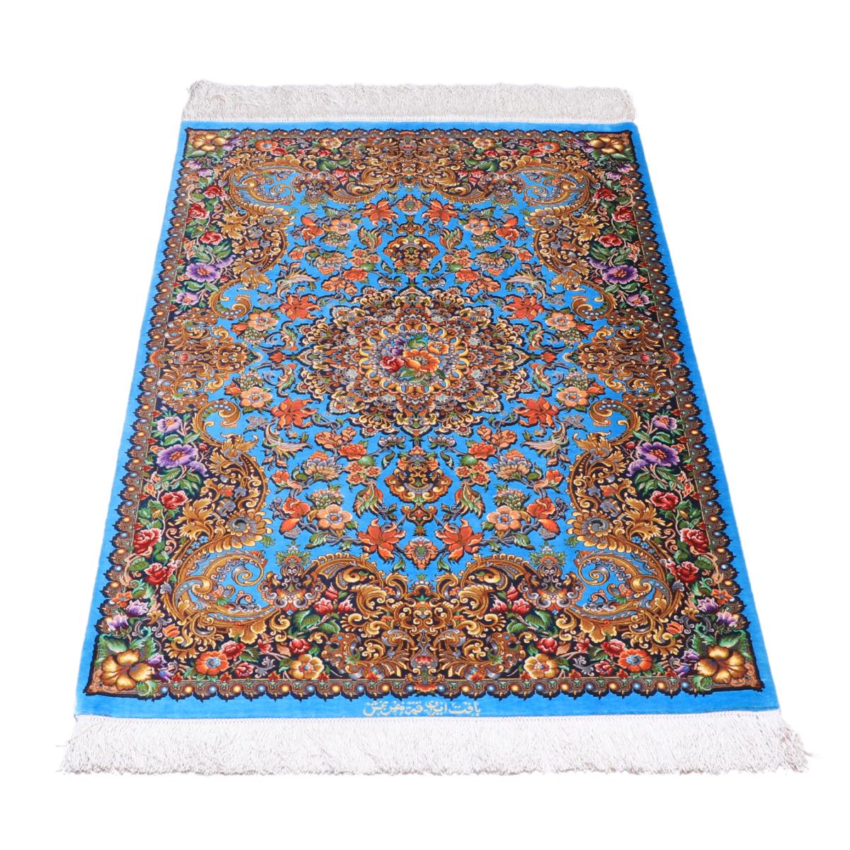高級ペルシャ絨毯 (メフルバフ工房) 123×77cm（FN-70302） – ギャッベ