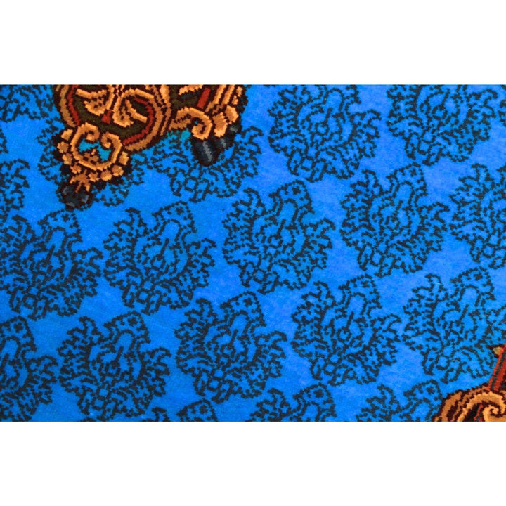 高級ペルシャ絨毯（シルク100％）サマディー工房　180番　122×46cm（FN-70317）