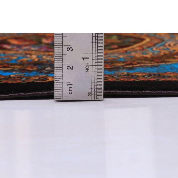 高級ペルシャ絨毯（シルク100％）サマディー工房　180番　122×46cm（FN-70317）