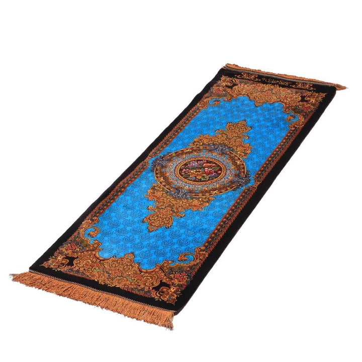 高級ペルシャ絨毯（シルク100％）サマディー工房　180番　122×46cm（FN-70317）