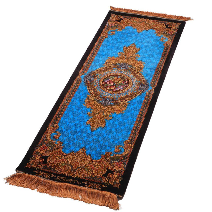 高級ペルシャ絨毯（シルク100％）サマディー工房　180番　122×46cm（FN-70317）