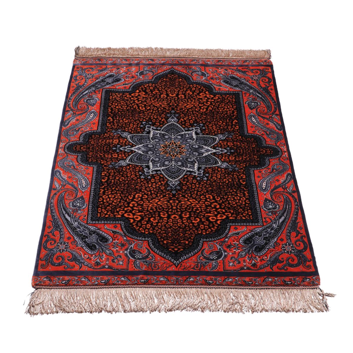 高級ペルシャ絨毯 (クム) 124×80cm（FN-70326） – ギャッベ