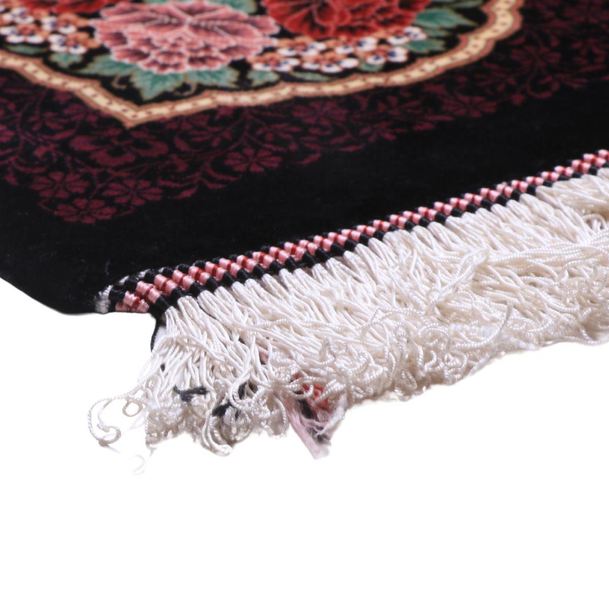 高級ペルシャ絨毯 (エスファハーニヤン工房 128番) 209×133cm（FN