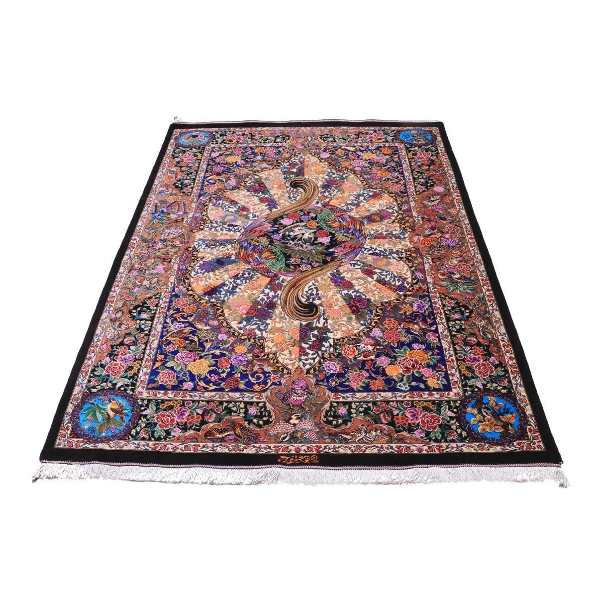 高級ペルシャ絨毯 (モハンマディー工房) 193×132cm（FN-70341