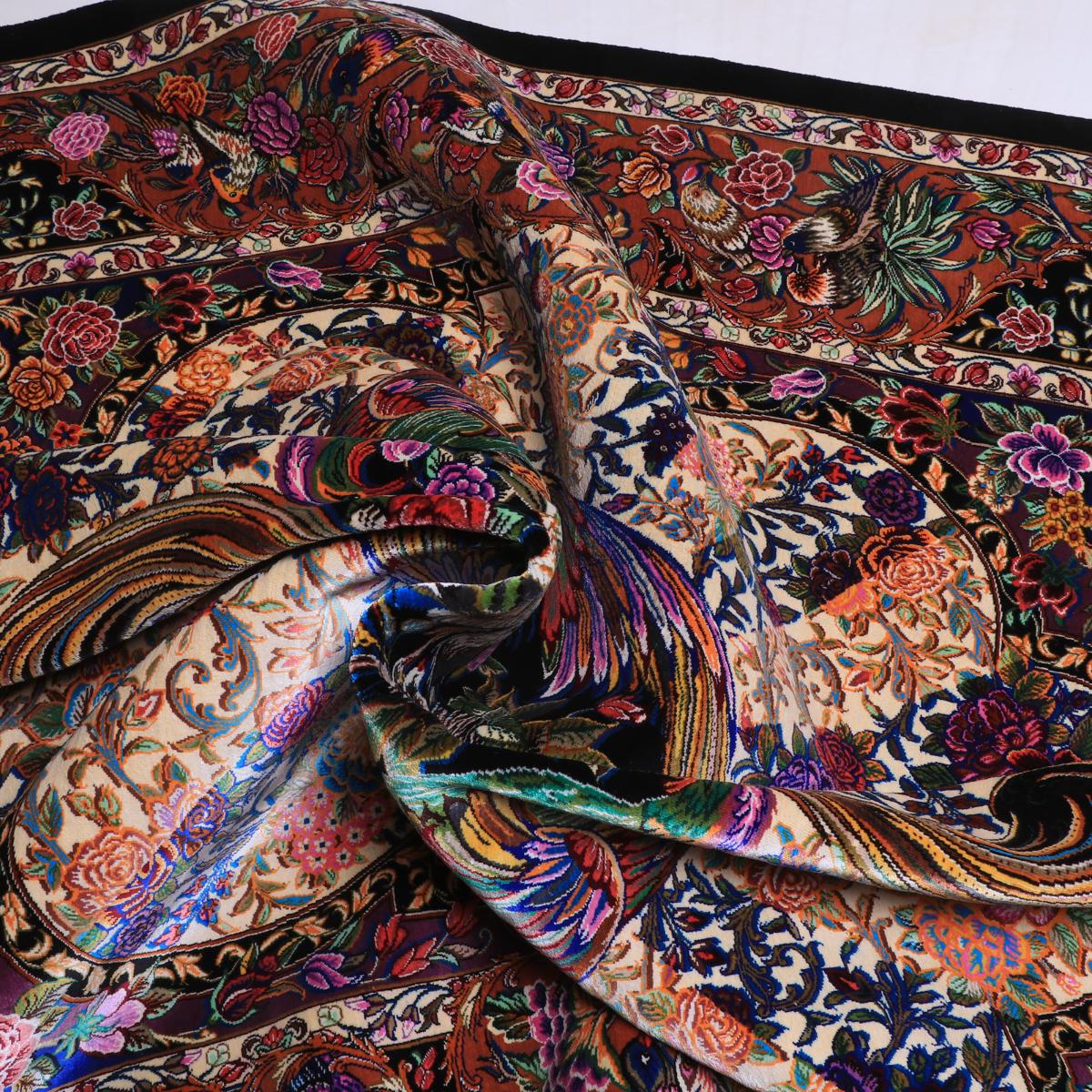 高級ペルシャ絨毯 (モハンマディー工房) 193×132cm（FN-70341