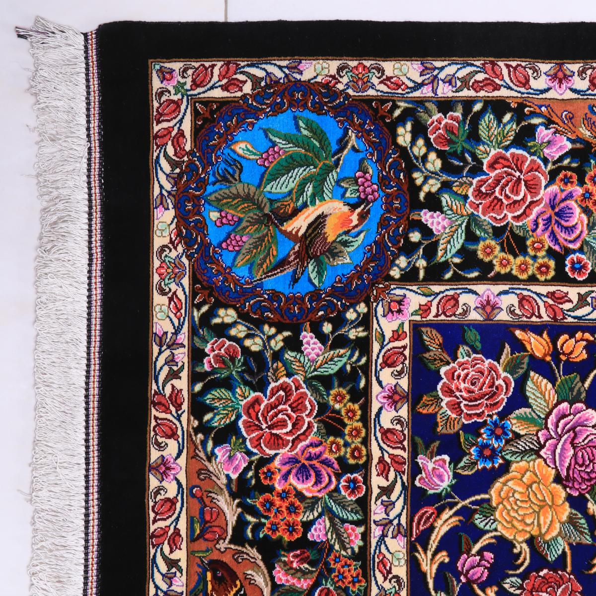 高級ペルシャ絨毯 (モハンマディー工房) 193×132cm（FN-70341