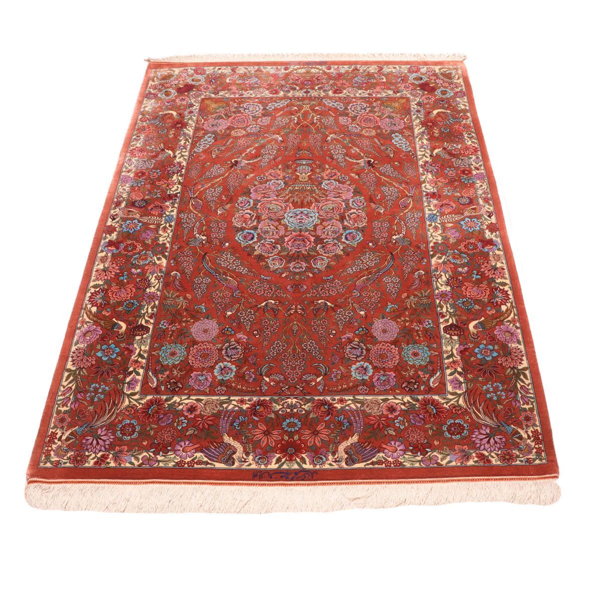 高級ペルシャ絨毯 (ホセイン工房) 158×105cm（FN-70346） – ギャッベ
