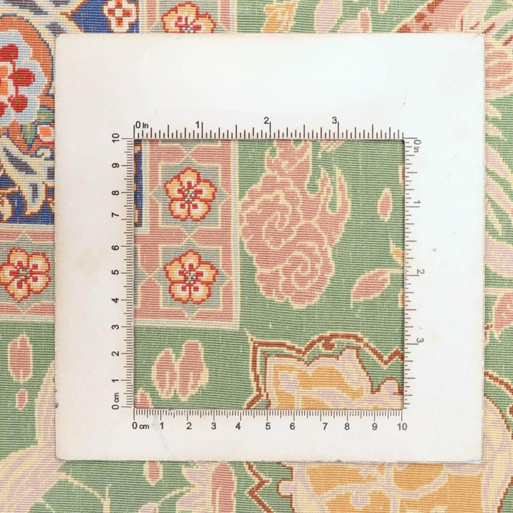 高級ペルシャ絨毯（シルク100％）ヌーリ工房　153×100cm（FN-70361）
