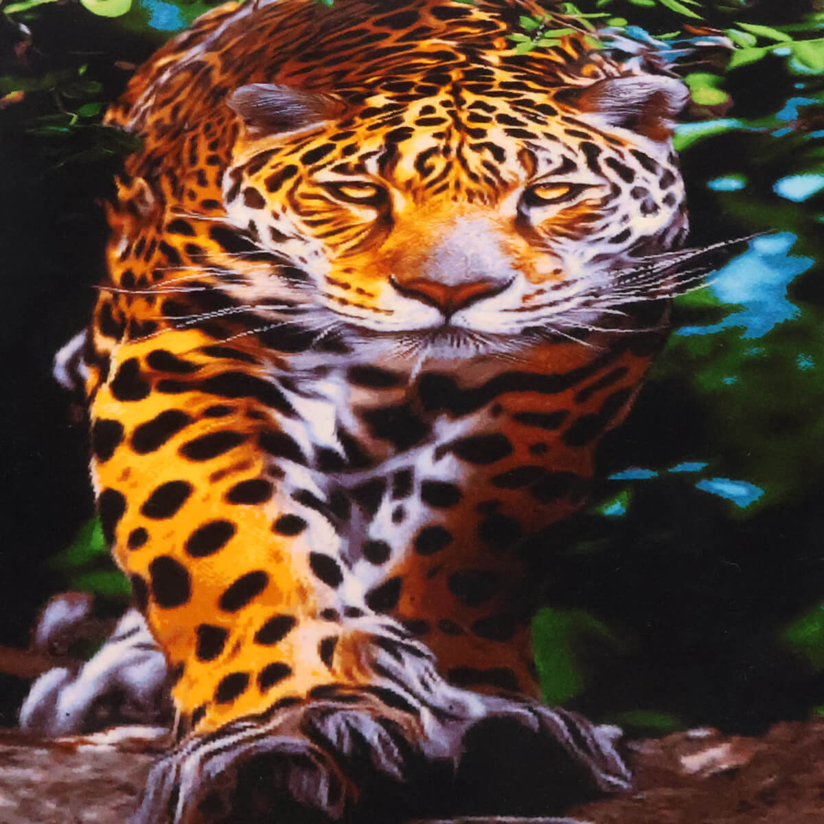 【新品未使用】絵画風絨毯　絨毯　鷲　イーグル　猛禽類　ペルシャ産　ペルシャ ペルシャ絨毯 タブリーズ産 絵画絨毯 107×87cm（FP-70255