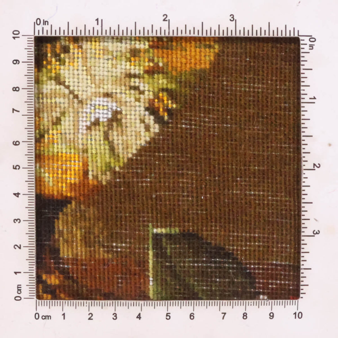 ペルシャ絨毯　タブリーズ産　絵画絨毯　80×61cm（FP-70257）