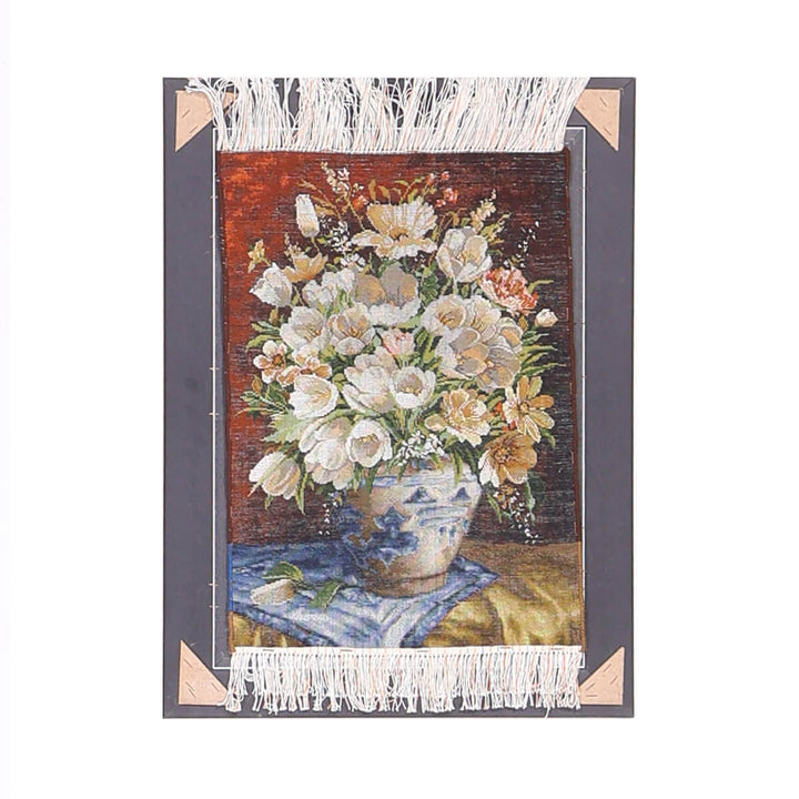 ペルシャ絨毯　タブリーズ産　絵画絨毯　72×53cm（FP-70258）