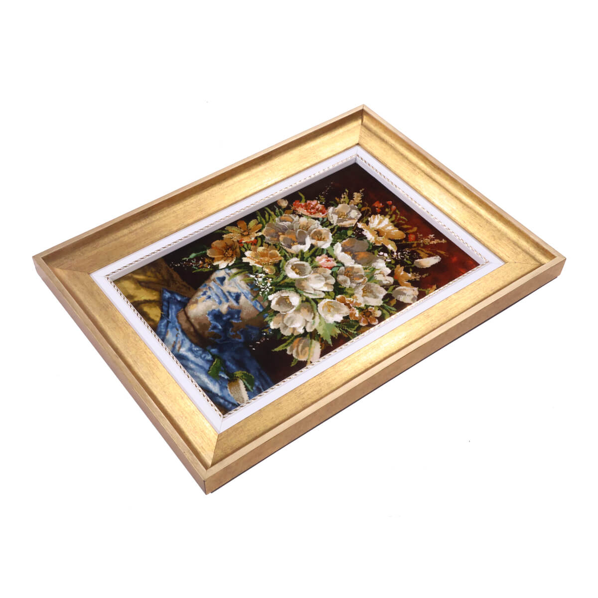 ペルシャ絨毯 タブリーズ産 絵画絨毯 72×53cm（FP-70258） – ギャッベ