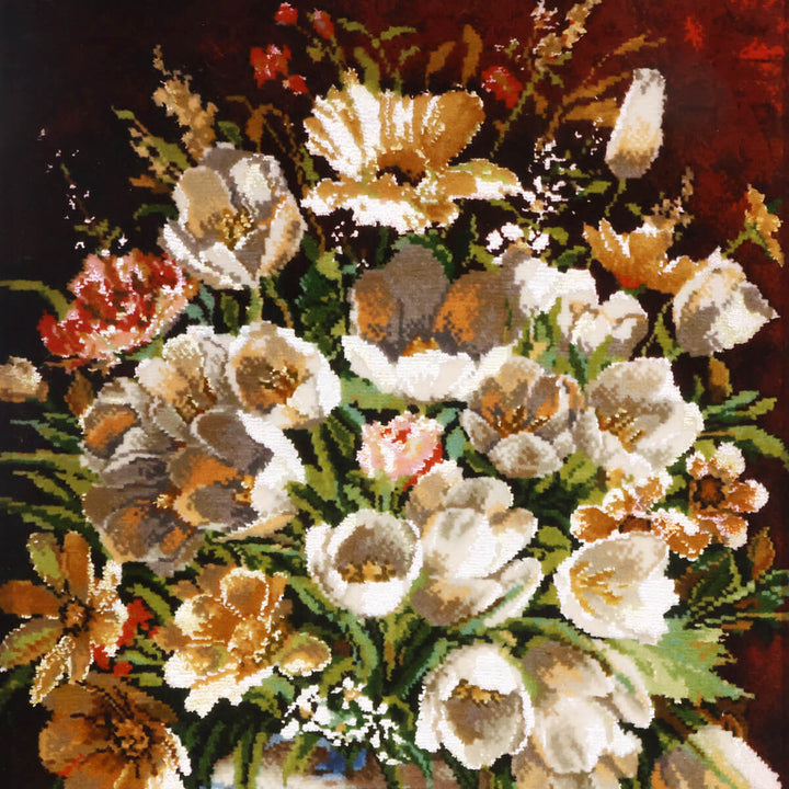ペルシャ絨毯　タブリーズ産　絵画絨毯　72×53cm（FP-70258）