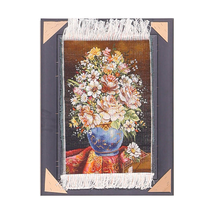 ペルシャ絨毯　タブリーズ産　絵画絨毯　73×55cm（FP-70259）